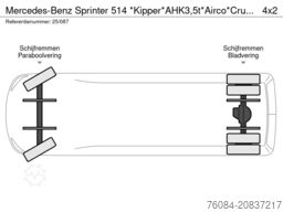 Mercedes-Benz Sprinter 514 *Kipper*AHK3,5t*Airco*CruiseControl