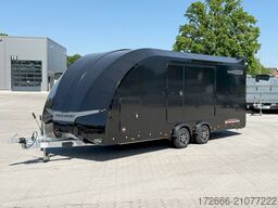 Brian James Trailer RACE SPORT 341-5521-35-2-12-B 550X210X196CM 3500KG GESCHLOSSENER AUTOTRAILER | SCHWARZ