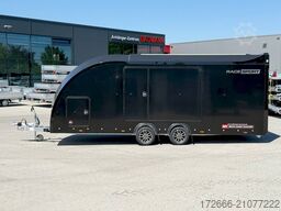 Brian James Trailer RACE SPORT 341-5521-35-2-12-B 550X210X196CM 3500KG GESCHLOSSENER AUTOTRAILER | SCHWARZ
