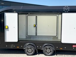 Brian James Trailer RACE SPORT 341-5521-35-2-12-B 550X210X196CM 3500KG GESCHLOSSENER AUTOTRAILER | SCHWARZ