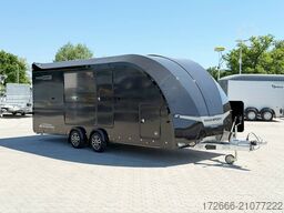 Brian James Trailer RACE SPORT 341-5521-35-2-12-B 550X210X196CM 3500KG GESCHLOSSENER AUTOTRAILER | SCHWARZ