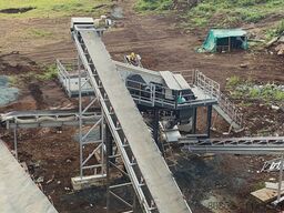 Polygonmach 350 tons per hour stationary crushing, screenin...