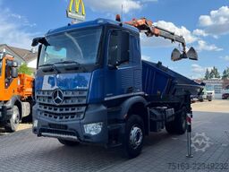 MERCEDES-BENZ Arocs 1833 K 4x2 2-Achs Kipper Kran Atlas 105.2