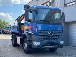 MERCEDES-BENZ Arocs 1833 K 4x2 2-Achs Kipper Kran Atlas 105.2
