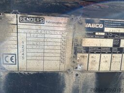 RENDERS STANDARD-LAFETTE BDF, BPW-ACHSEN