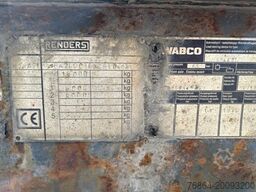 RENDERS STANDARD-LAFETTE BDF, BPW-ACHSEN