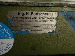 Bartscher Fördertechnik 1500 kg