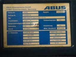ABUS Hallenkran Brückenkran Kran 3,2t NL 3200Kg Kran Seilzug Hub 6m - 1 Std !!
