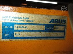 ABUS Hallenkran Brückenkran Kran 3,2t NL 3200Kg Kran Seilzug Hub 6m - 1 Std !!