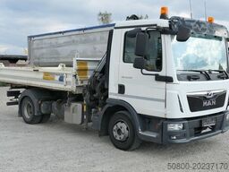 MAN 8.220 TGL BB, Hiab 055 BS-2, Greifer, AHK, Funk