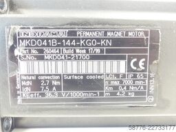 Indramat MKD041B-144-KG0-KN Permanent Magnet Motor SN MKD041-21700