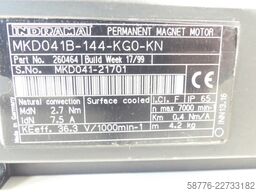 Indramat MKD041B-144-KG0-KN Permanent Magnet Motor SN MKD041-21701