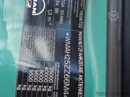 MAN TGA 33.480 6X4 STEEL SPRINGS MANUAL GEARBOX,AIR...