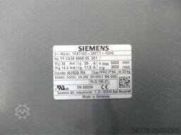 Siemens 1FK7103-2AF71-1QH0 Motor SN: YFCN38886605001