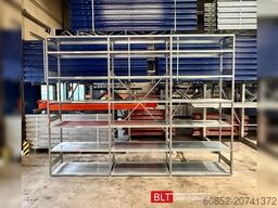 3,94 lfm Gebrauchtes STOW Fachbodenregal 300 cm hoch, 60 cm tief, 7 Lagerebenen