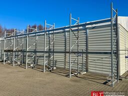 16,8 lfm Palettenregale für Außenbereich H: 4,5m , 3000 kg Fachlast , FVZ