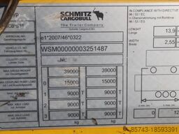 Schmitz CARG SCB3ST CoC Documents, TuV Loading Certificate