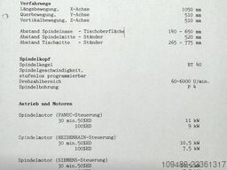 EUMACH MC 1050 P / Heidenhain 426