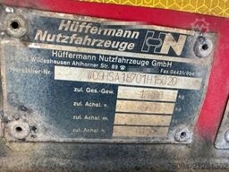 HÜFFERMANN HSA 18.70 Container Schlittenanhänger