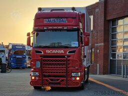 Scania R580 V8 Topline 6x2 - Box with sidedoors - Reta...