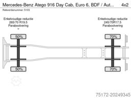Mercedes-Benz Atego 916 Day Cab, Euro 6, BDF / Automatic / Hy...