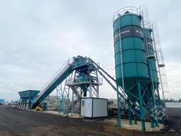 CONSTMACH Concrete Batching Plant 100M3 Stationary Concrete Batching Plant