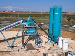 CONSTMACH Concrete Batching Plant 120M3 Stationary Concrete Batching Plant