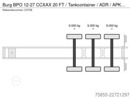 Burg BPO 12-27 CCXAX 20 FT / Tankcontainer / ADR / A...