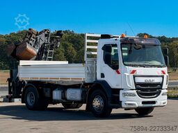 DAF LF 310 * Kipper 4,60 m + KRAN / Bordmatic!