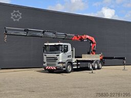 Scania G450 8x4 / RETARDER / FASSI F660 CRANE / KRAN /...