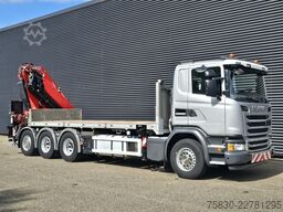 Scania G450 8x4 / RETARDER / FASSI F660 CRANE / KRAN /...