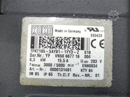 KUKA 1FK7105-5AY81-1YY3-Z S18 Servomotor SN: YFVN50667716004