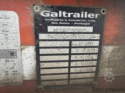 Galtrailer B2PS 26-6/5 SAF Axles / Discbrakes / Sliding roof