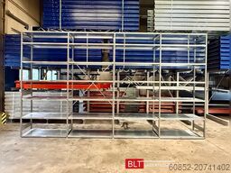 5,24 lfm Gebrauchtes STOW Fachbodenregal 300 cm hoch, 60 cm tief, 7 Lagerebenen