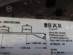 Mercedes-Benz Actros 1840 L Bkawagen+ BAR klep 2.000kg met Ge...