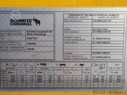 Schmitz Cargobull SCB3ST Vol CoC Documents, TuV Loading Ce