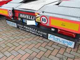 pavelli carrellone trasporto veicoli buche usato