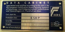 Lampertz Doku Data Safe PE12