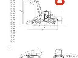HZM 825-T Profi Teleskopradlader