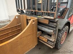 LINDE H40 D mit Bellengreifer , klima