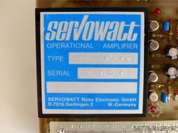  Servowatt DCP 130 / 30CX  Operational  Amplifier SN:87401-30