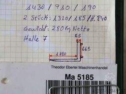 cfs Falkenroth 150 x 65 Länge 1190 mm