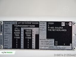 SCANIA R460 CR20H Cab, Adaptive Cruise Control