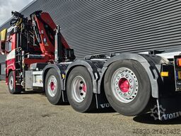 Volvo FM 420 8x2 / HIAB HOOKLIFT + 30 t/m CRANE - KRAN