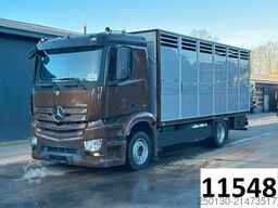 MERCEDES-BENZ Antos 1833L 1.Stock Finkl Viehwagen Klima 34m³
