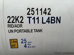 CIMC tankcontainers 20FT ISO /  25.040L / L4BN / T12 / steam heatin...