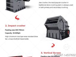 Henan Mingyuan HSI Impact crusher Stone crushing plant for sand aggregate