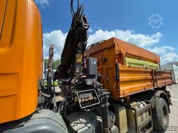 SCANIA P114CB 4x4 Allrad 3-SKipper mit Frontkran Bj2000