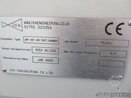 IVA Engineering Heißluftprüfkammer M5386
