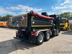 SCANIA R650 V8 3Skipper+HIAB X-HIDUO 188 Kran 6x4